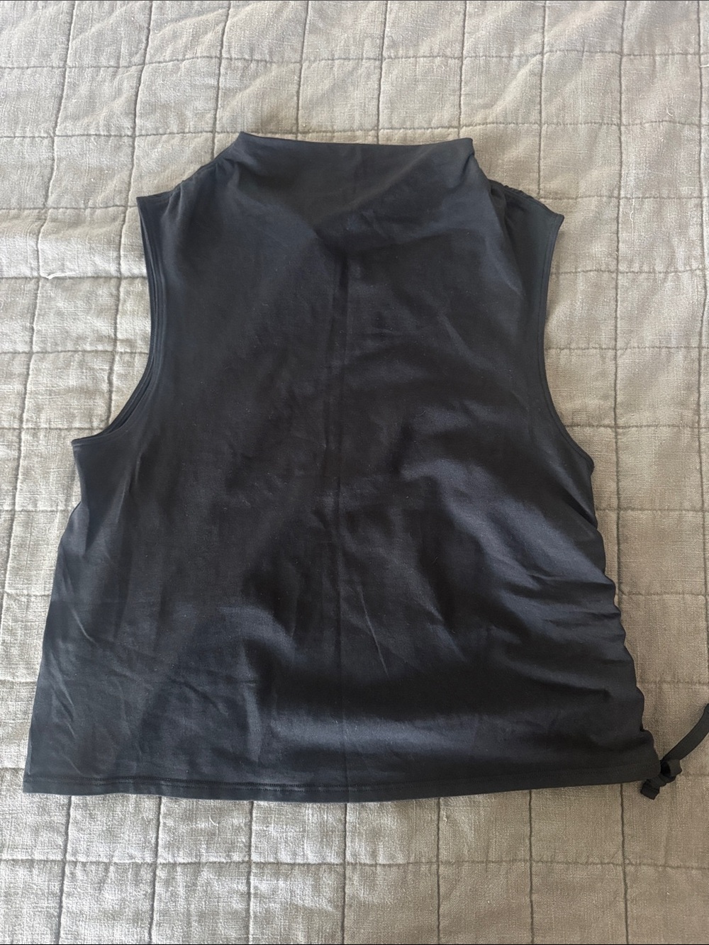 lululemon athletica Black Sleeveless Mock Neck Tank
